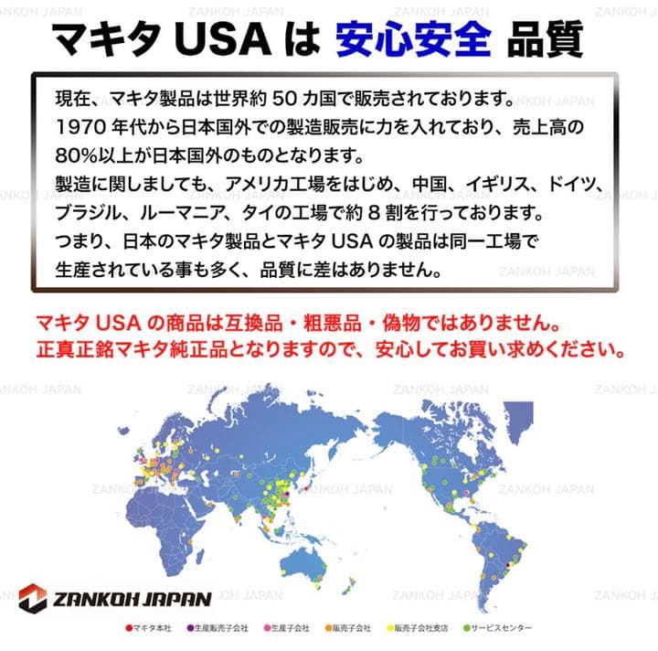 マキタ（米国仕様）