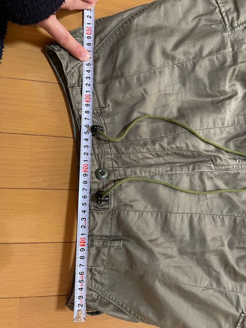 needles ヒザデル パンツ カーキ サイズ2 ニードルス H.D トラック