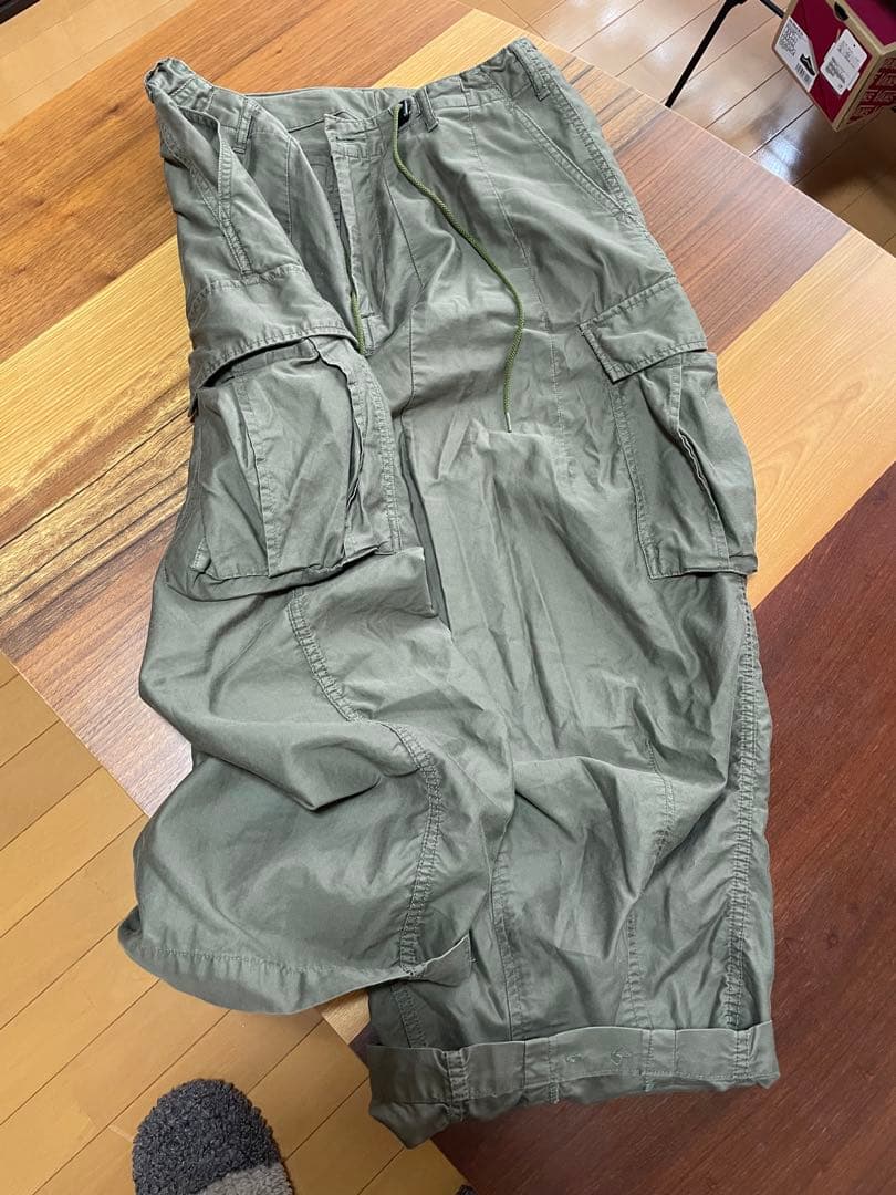 needles ヒザデル パンツ カーキ サイズ2 ニードルス H.D トラック