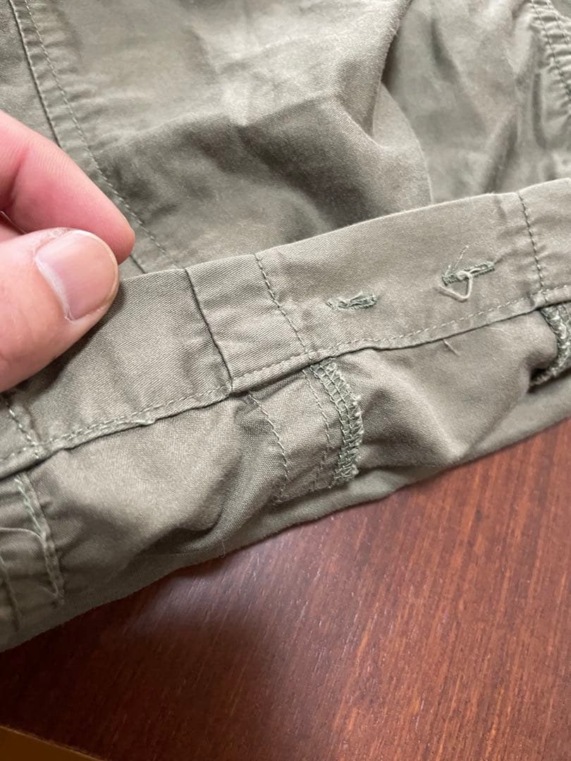 needles ヒザデル パンツ カーキ サイズ2 ニードルス H.D トラック