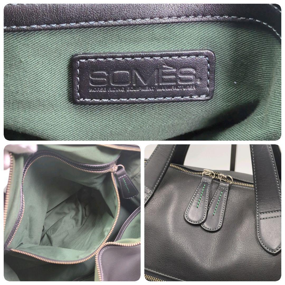 美品✨️ソメスサドル トートバッグ ボストンバッグ 大容量 オールレザー 本革