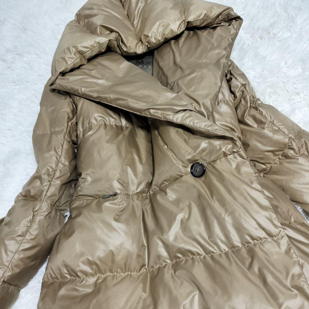 美品✨️MaxMara レインウェア ロングコート ボリューム 女優襟