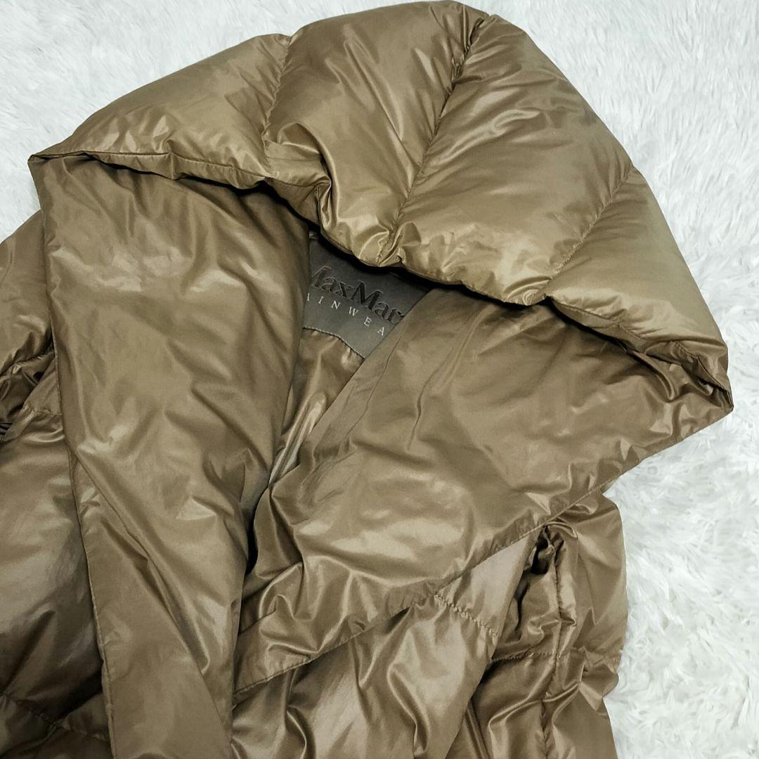 美品✨️MaxMara レインウェア ロングコート ボリューム 女優襟