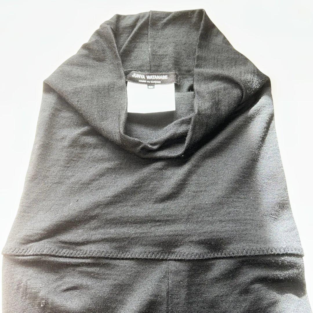 ジュンヤワタナベ　黒サルエルパンツ 伸縮性ウエスト