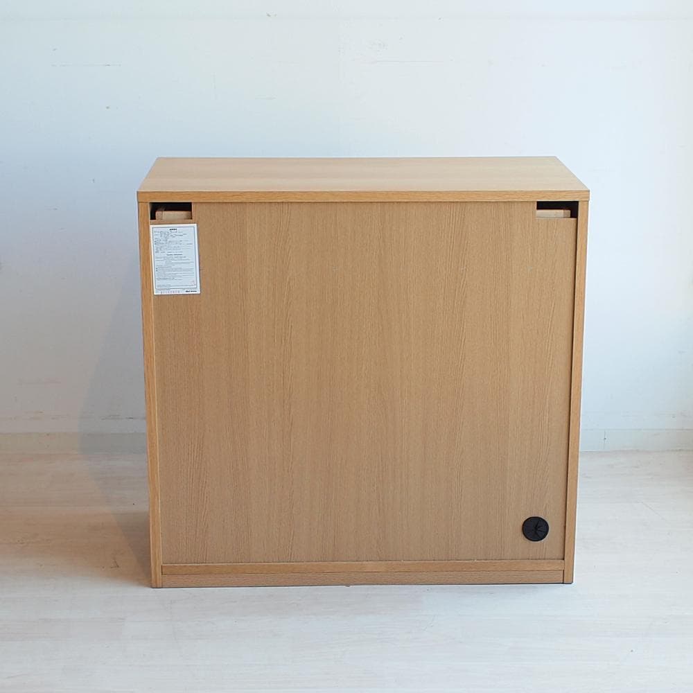 無印良品/MUJI 無印良品　木製キャビネット　木扉　オーク材突板