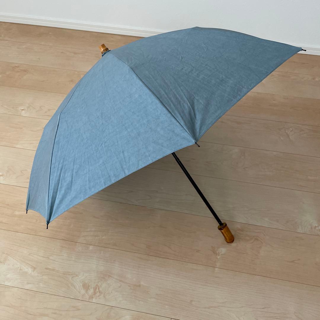 ［美品］中川政七商店　折りたたみ日傘　晴雨兼用　 収納袋付き