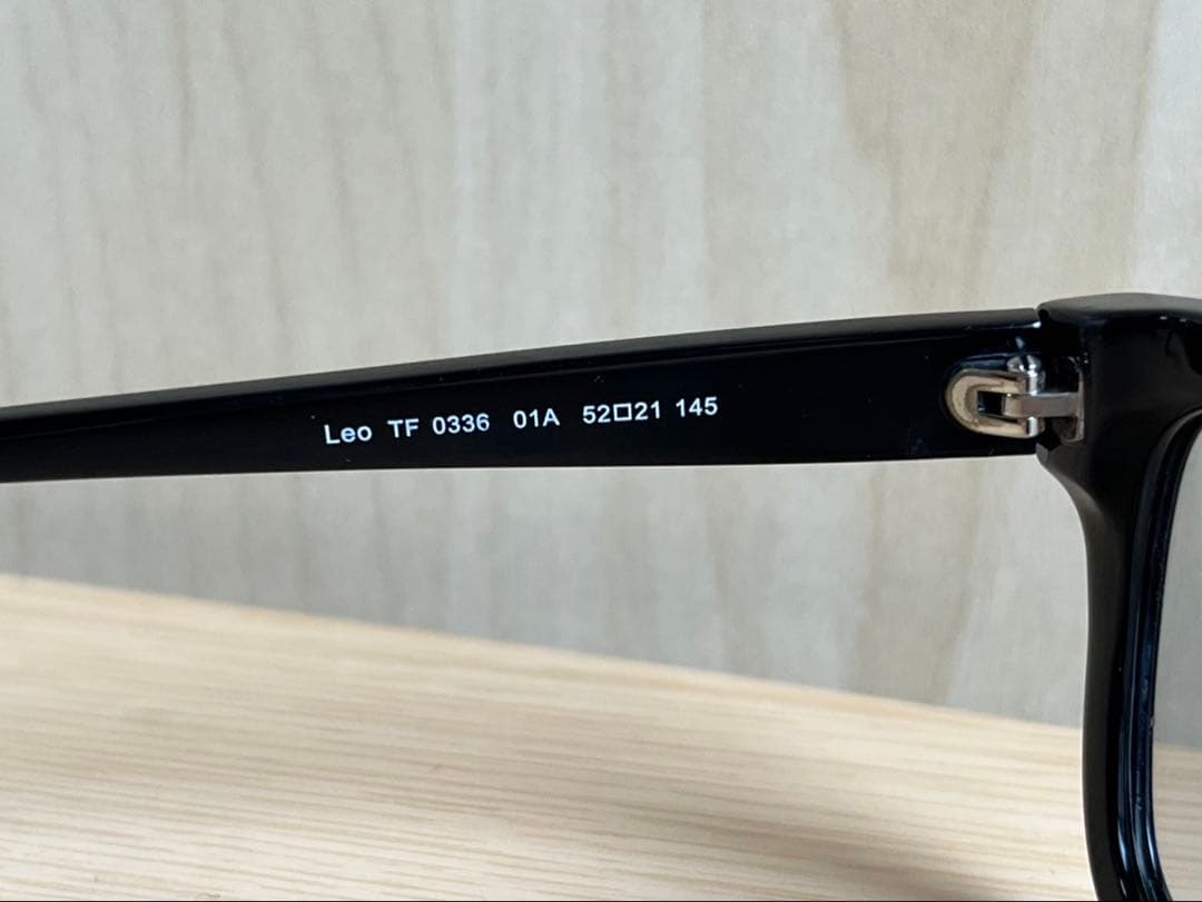 トムフォード TF0336 Leo 01Aブラック メガネ・サングラス
