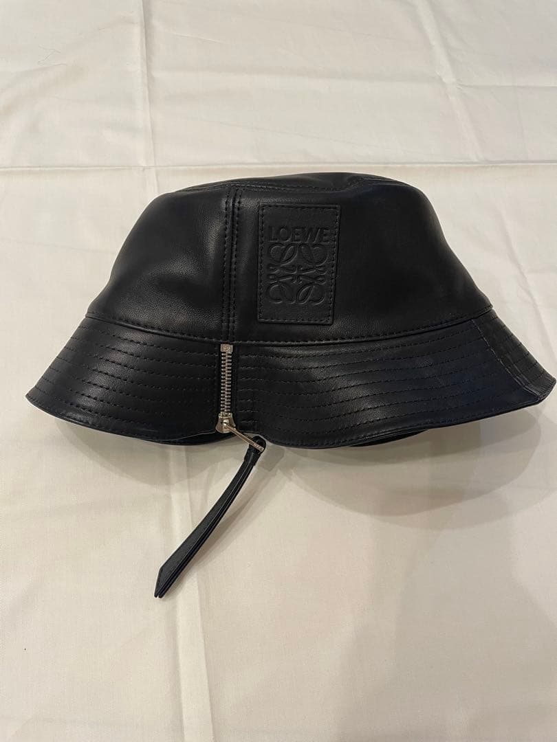 ⭐︎美品⭐︎LOEWE ナパカープバケットハット 57 ブラック フィッシャーマン