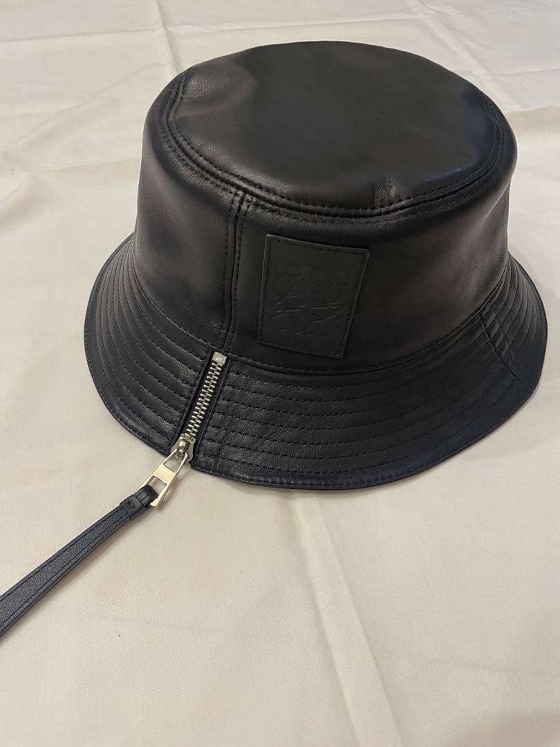 ⭐︎美品⭐︎LOEWE ナパカープバケットハット 57 ブラック フィッシャーマン