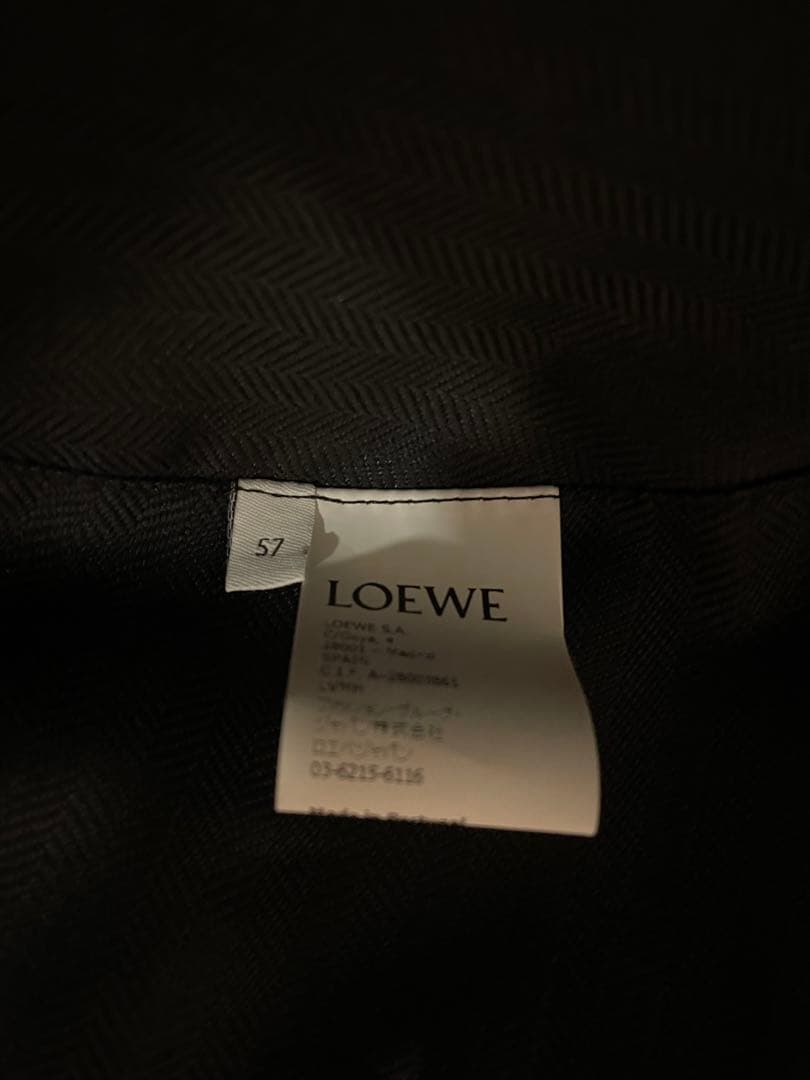 ⭐︎美品⭐︎LOEWE ナパカープバケットハット 57 ブラック フィッシャーマン
