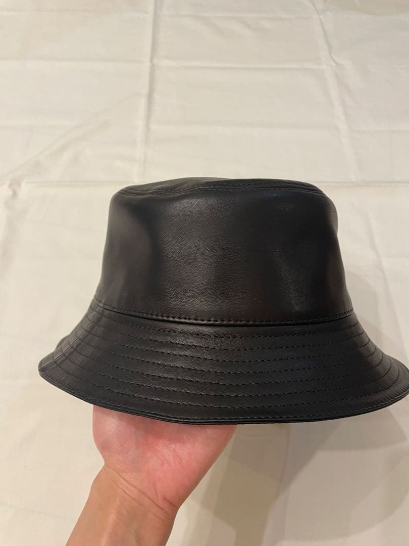 ⭐︎美品⭐︎LOEWE ナパカープバケットハット 57 ブラック フィッシャーマン