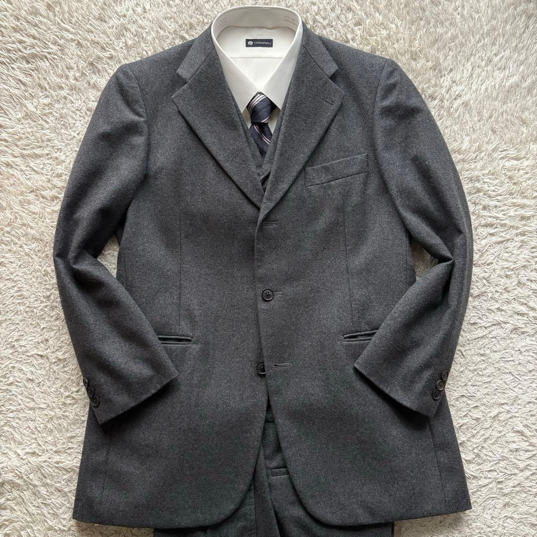 ★3ピース★ VAN jac セットアップ スーツ シングル 日本製 グレー