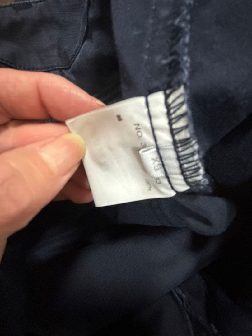 RHC ロンハーマン　ワイドミリタリーパンツ　NAVY