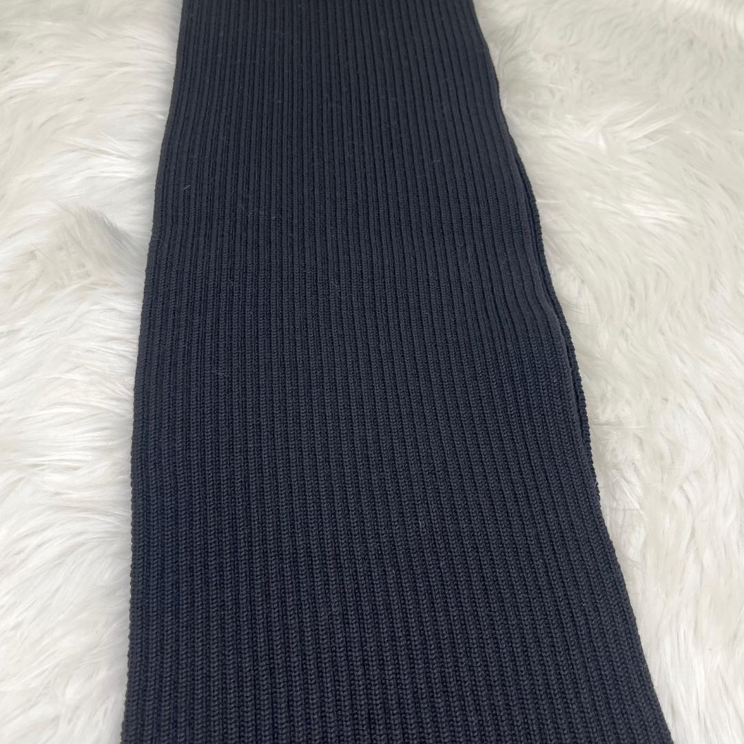 グッチ　GUCCI 極美品　ウール マフラー　イタリア製　ブラック