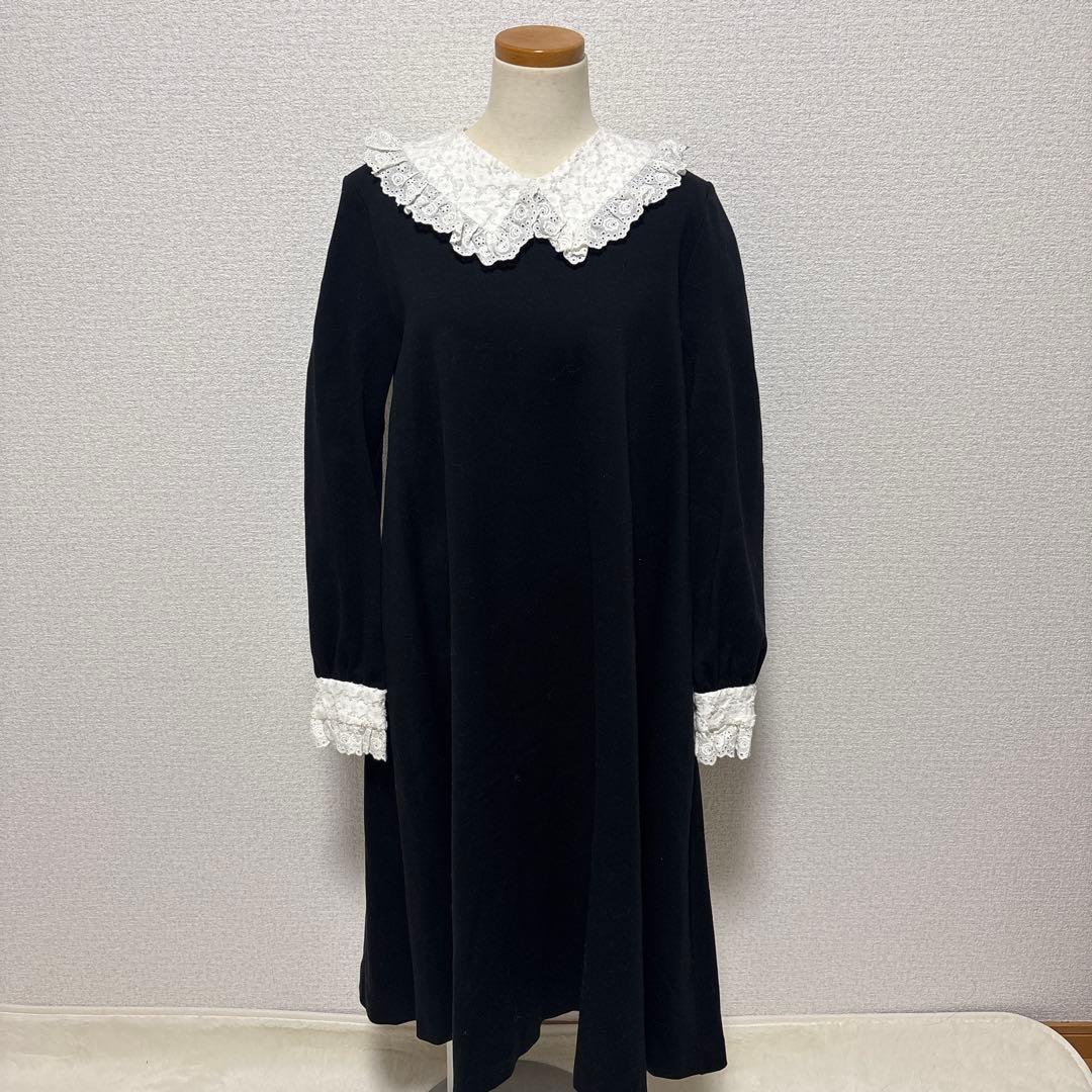 コスメティックワンピース　レース　フリル日本製