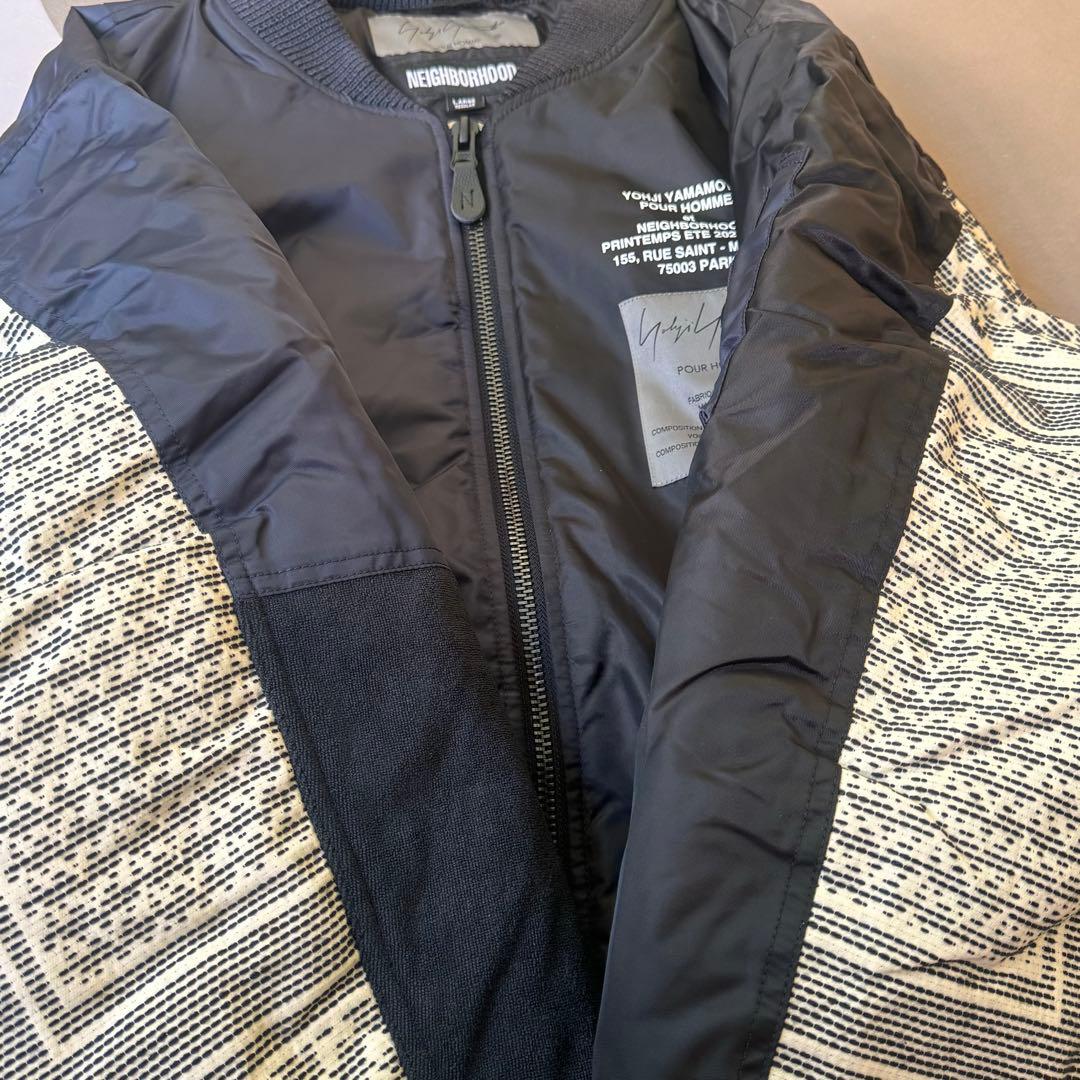 NEIGHBORHOOD ネイバーフット ヨウジヤマモト MA-1 Lサイズ
