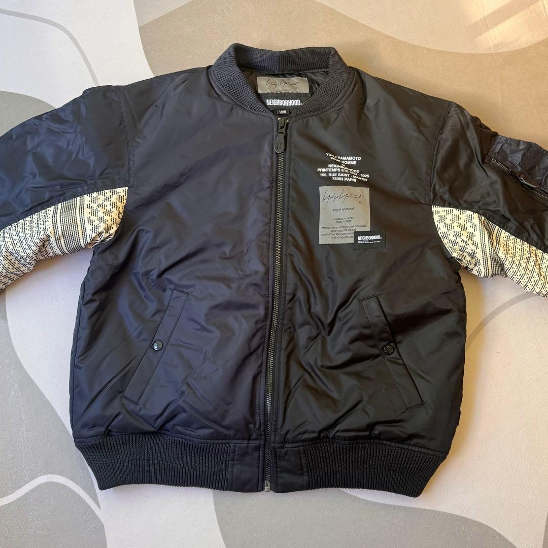 NEIGHBORHOOD ネイバーフット ヨウジヤマモト MA-1 Lサイズ