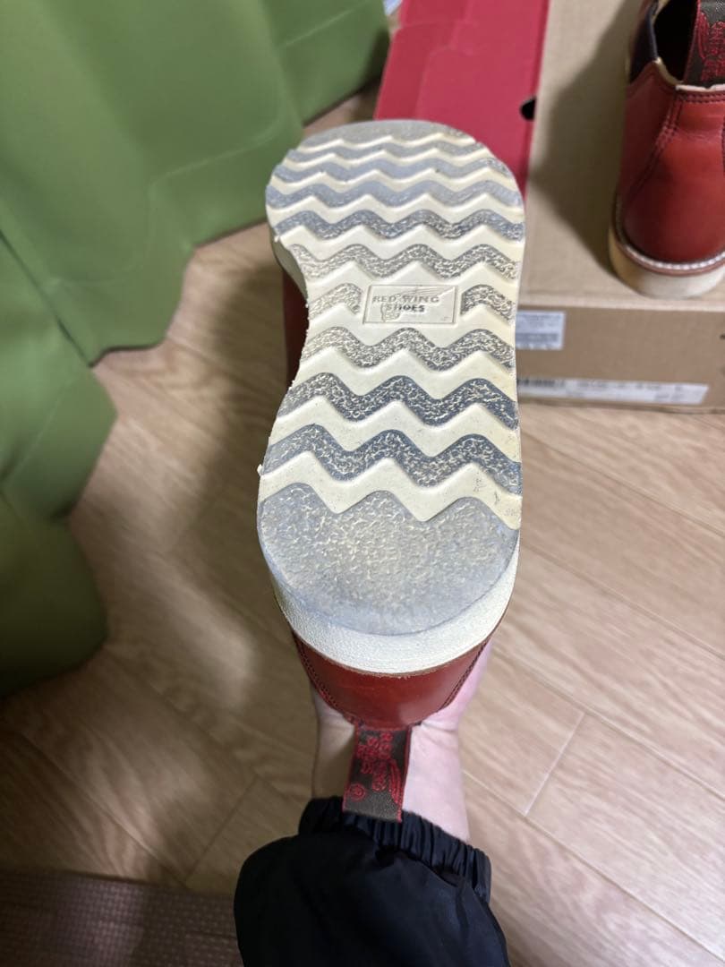 RED WING SHOES サイドゴアブーツ レッド