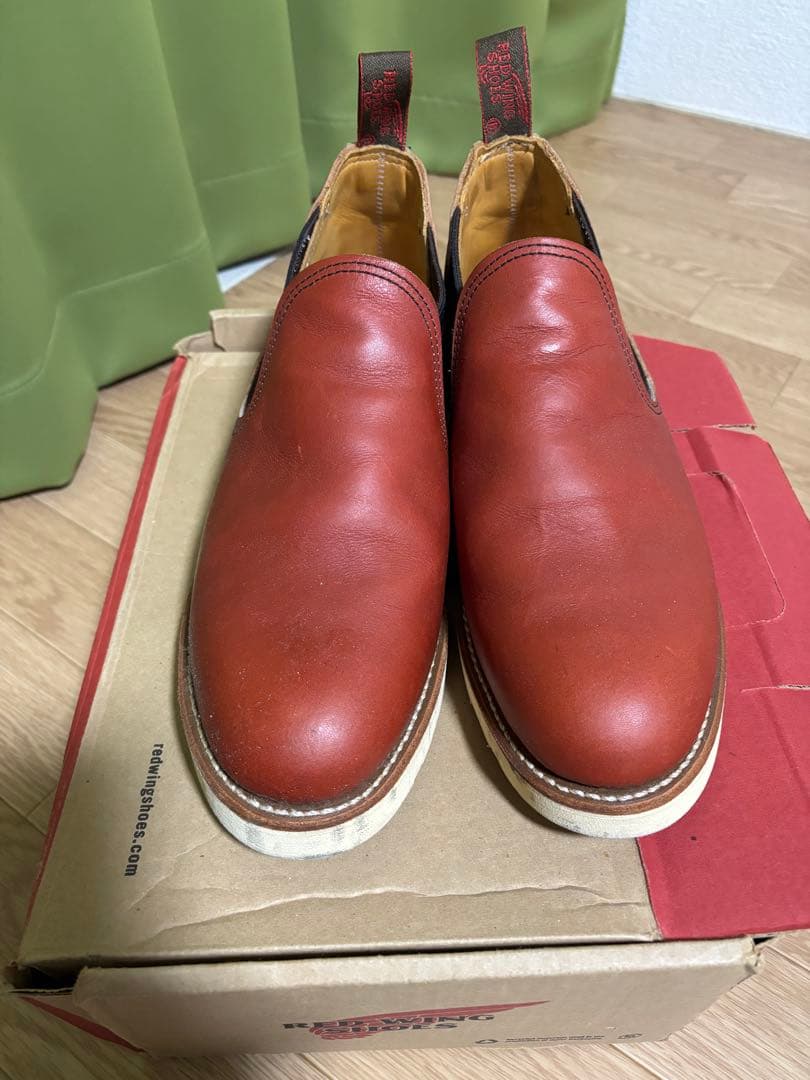 RED WING SHOES サイドゴアブーツ レッド