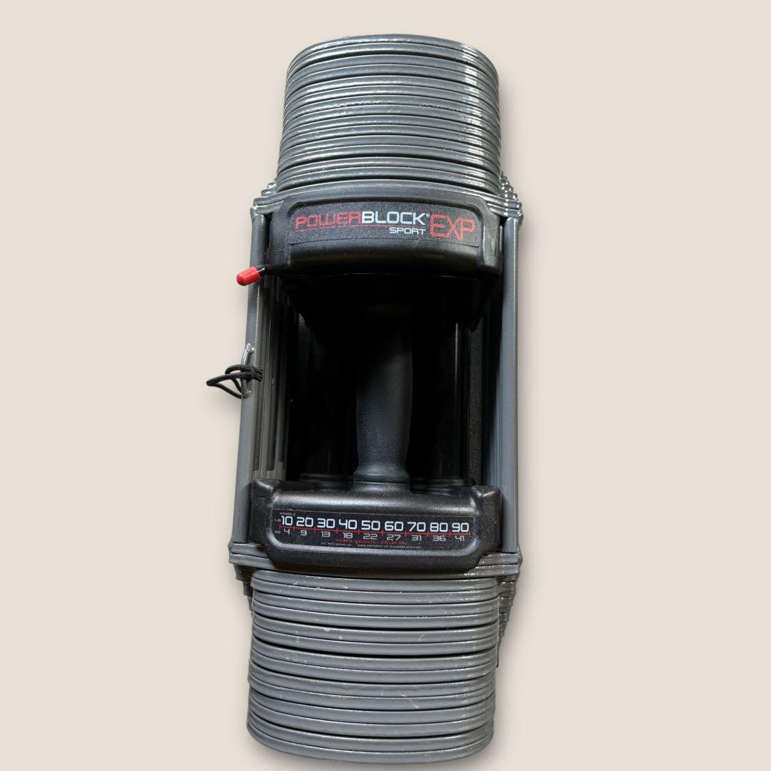POWER BLOCK パワーブロック　可変　ダンベル　41kg スタンド付き