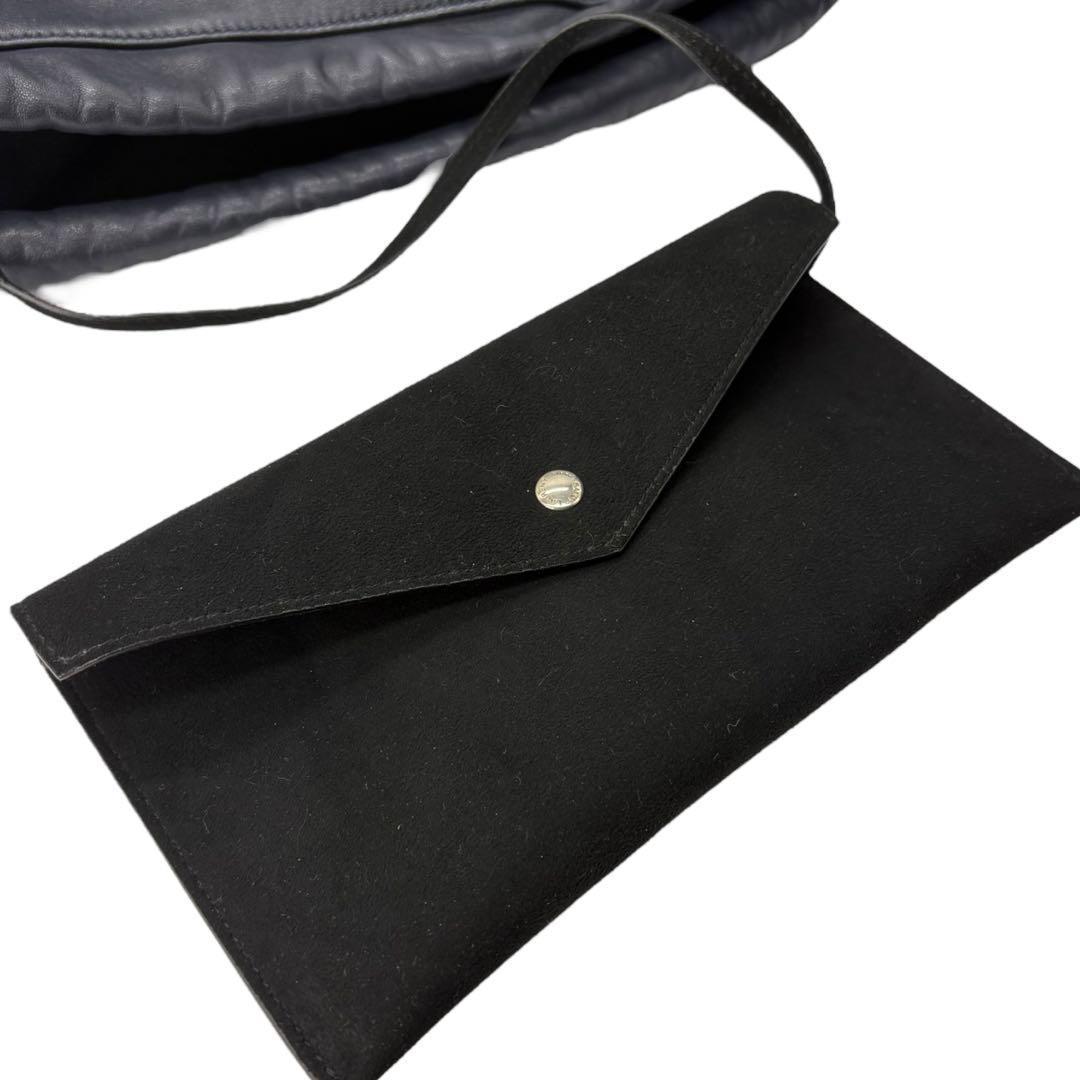 【極美品】サンローラン テディ ショルダーバッグ チェーン 巾着 レザー508A