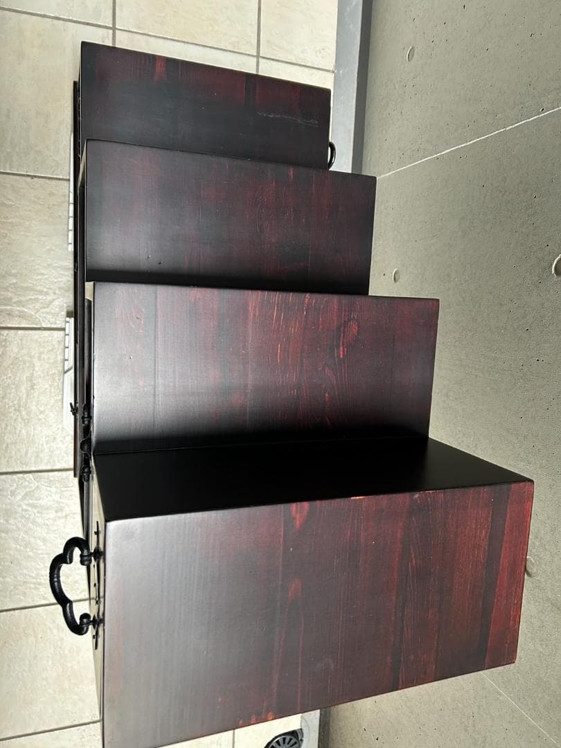 階段箪笥 タンス 4段-昭和レトロ 家具 モダン 和室