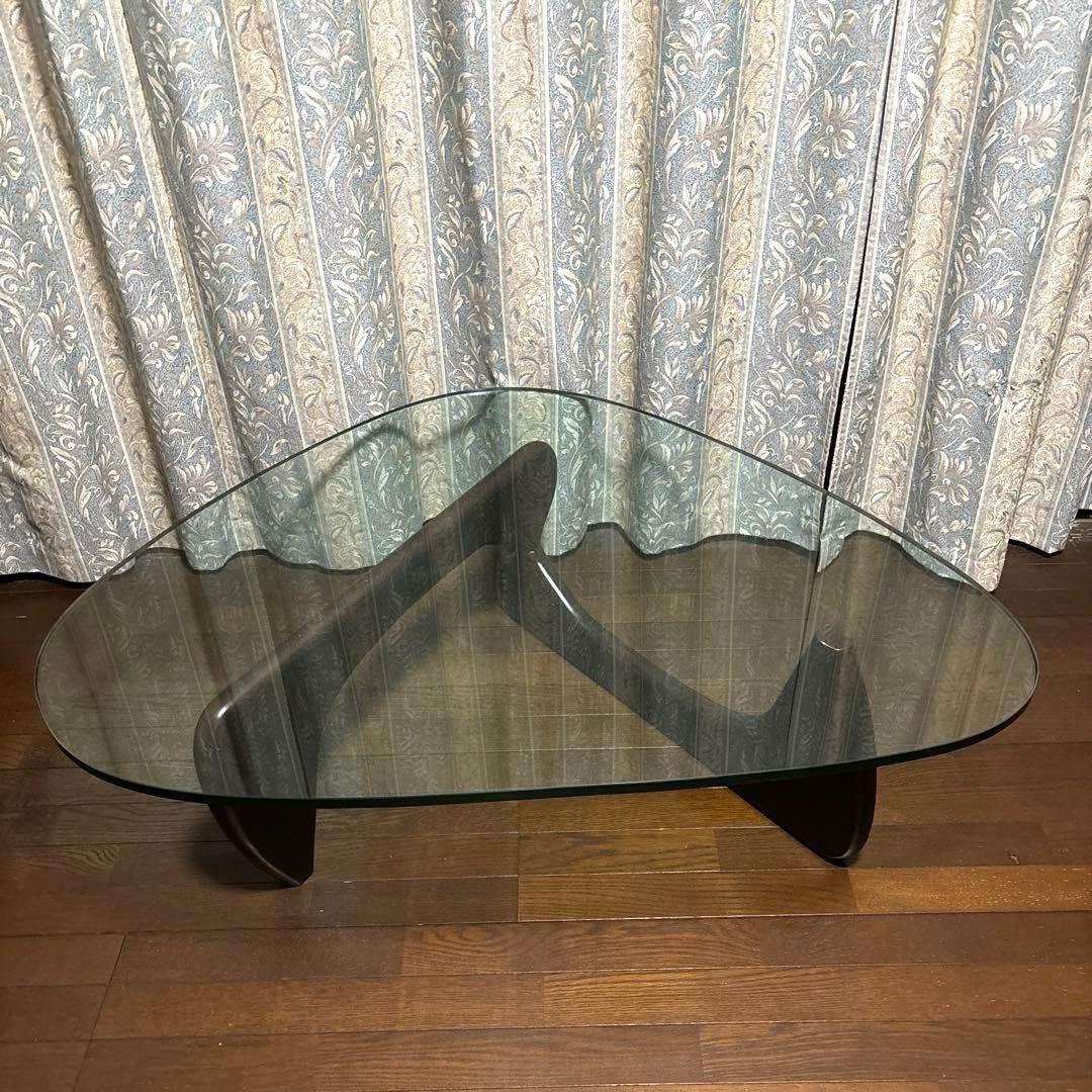 【美品】イサムノグチ コーヒーテーブル ガラス リプロダクト ※直接お渡しのみ