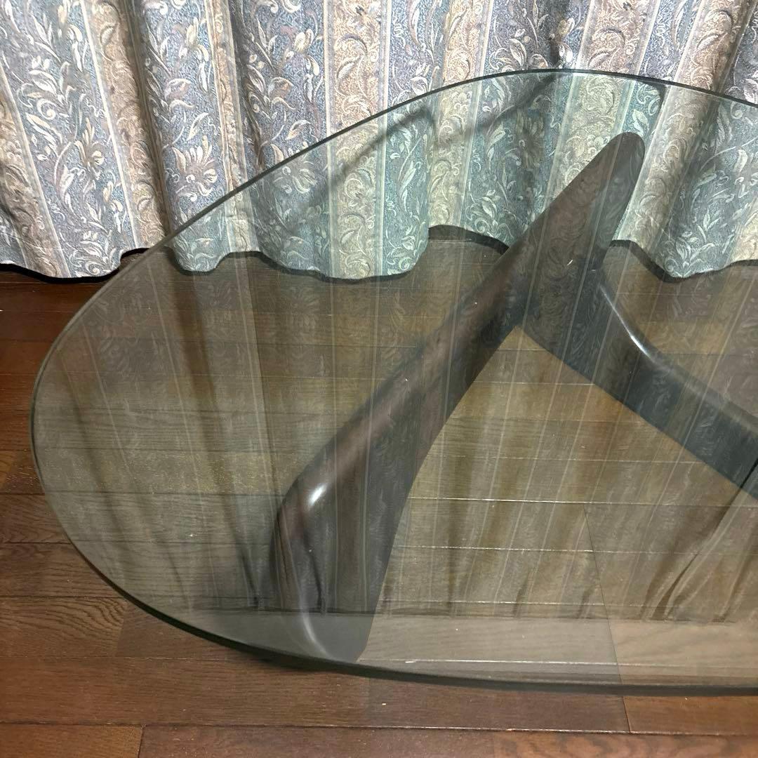【美品】イサムノグチ コーヒーテーブル ガラス リプロダクト ※直接お渡しのみ