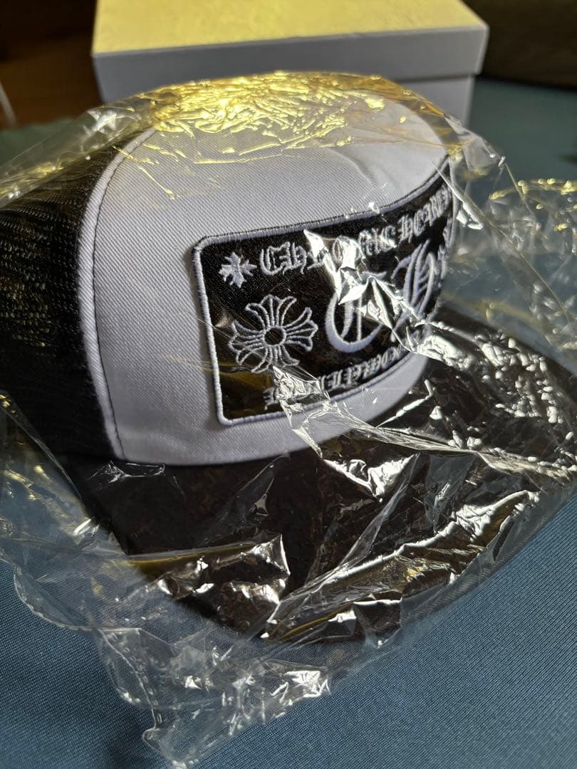 Chrome Hearts トラッカーハット ホワイト/ブラック クロムハーツ