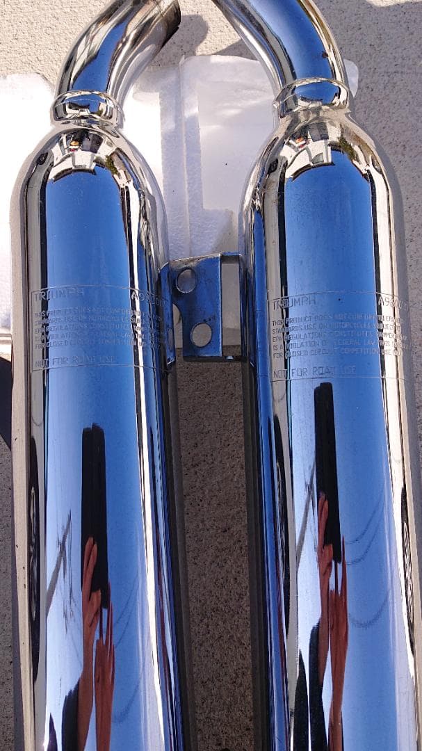 レア トライアンフ ボンネビル T100 空冷 オプション スポーツマフラー