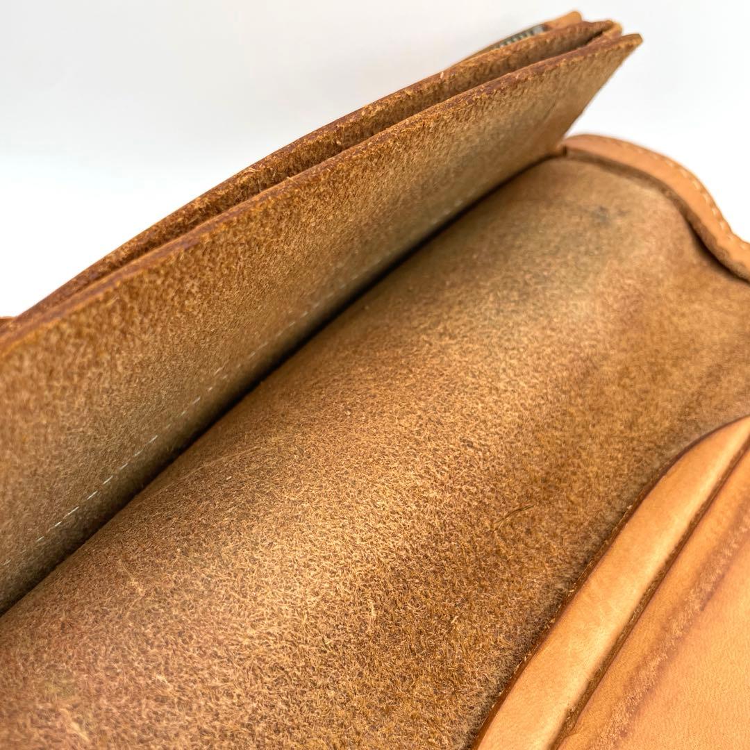 レッドムーン　長財布　チェーンウォレット　レザー