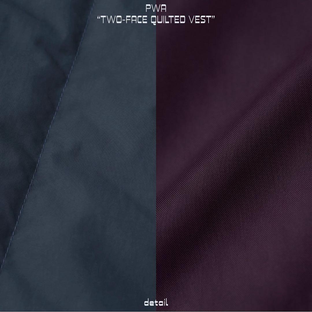 PWA TWO FACE QUILTED VEST L ベスト ダウンベスト