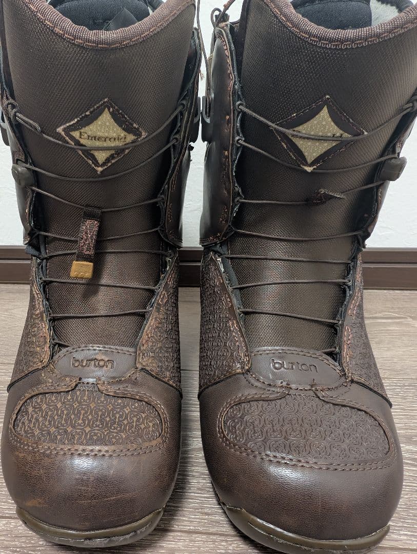 ブラウン スノーボードブーツ 女性用　バートン　エメラルド　BURTON