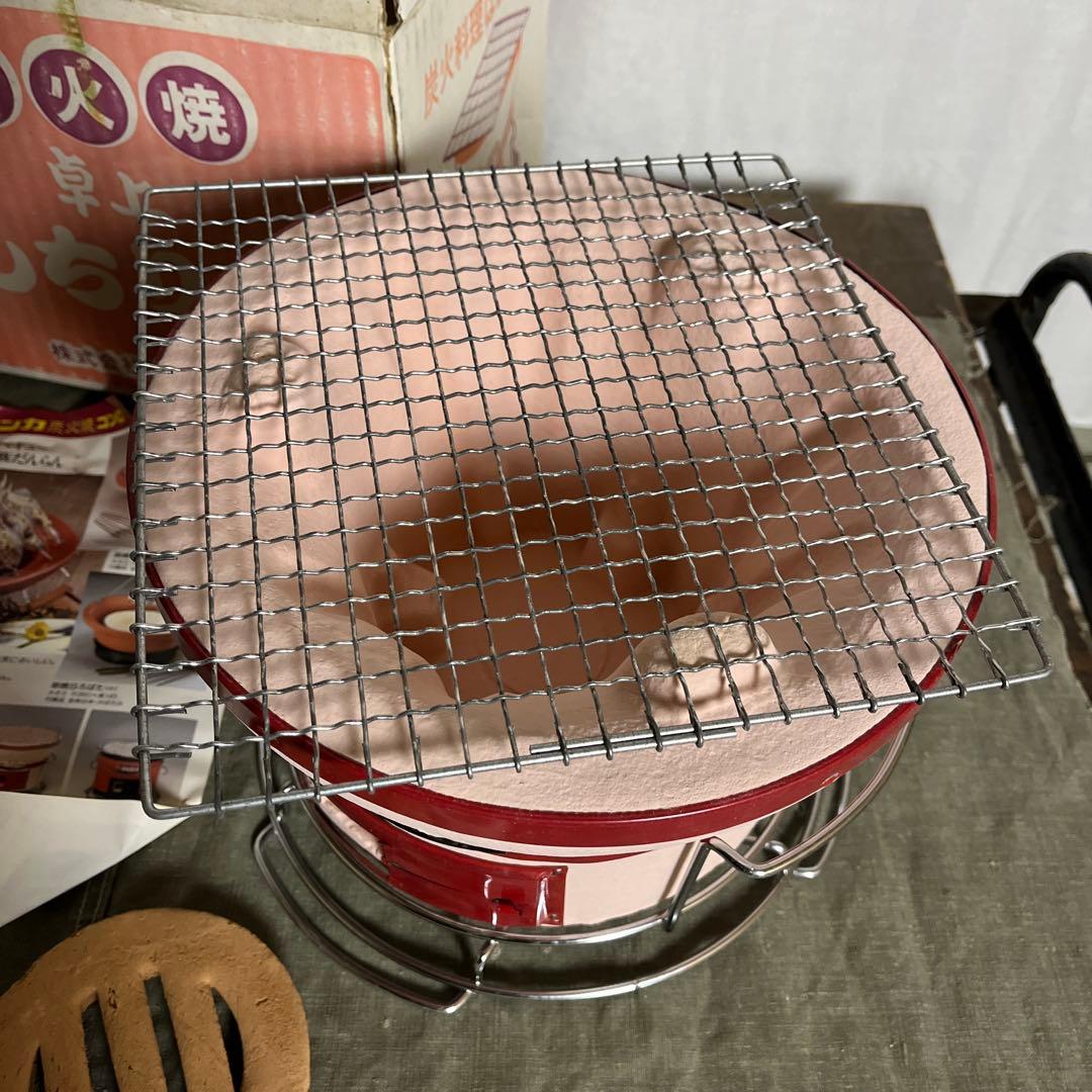 未使用デッドストック ◼︎ キンカ 卓上しちりん 七輪 卓上コンロ