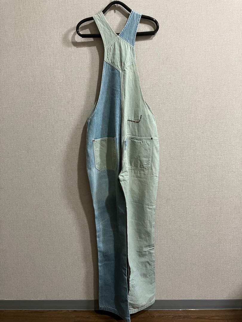 KAPITALライトブルーデニムオーバーオール（値下げ交渉はお断りしております）
