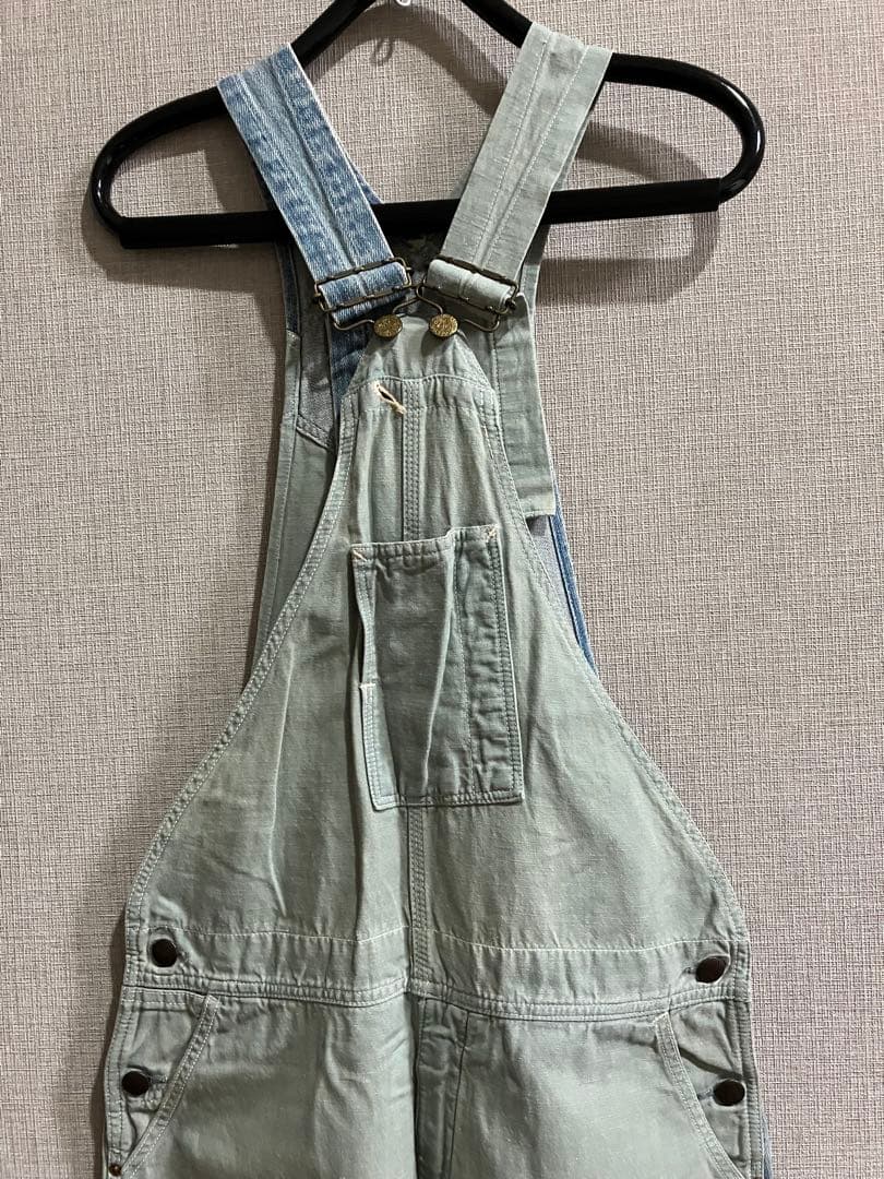 KAPITALライトブルーデニムオーバーオール（値下げ交渉はお断りしております）