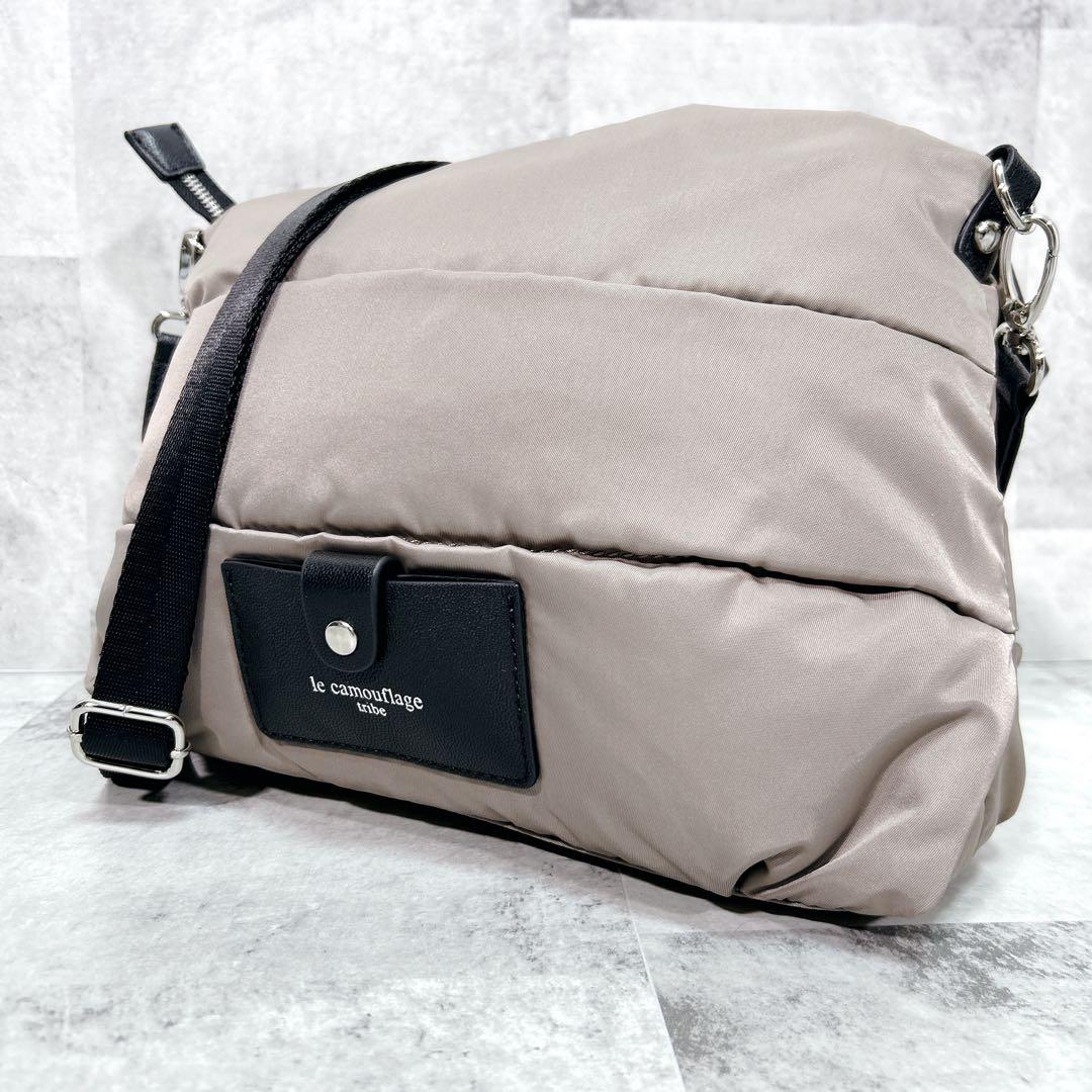 【極美品】le camouflage tribe ショルダーバッグ ナイロン