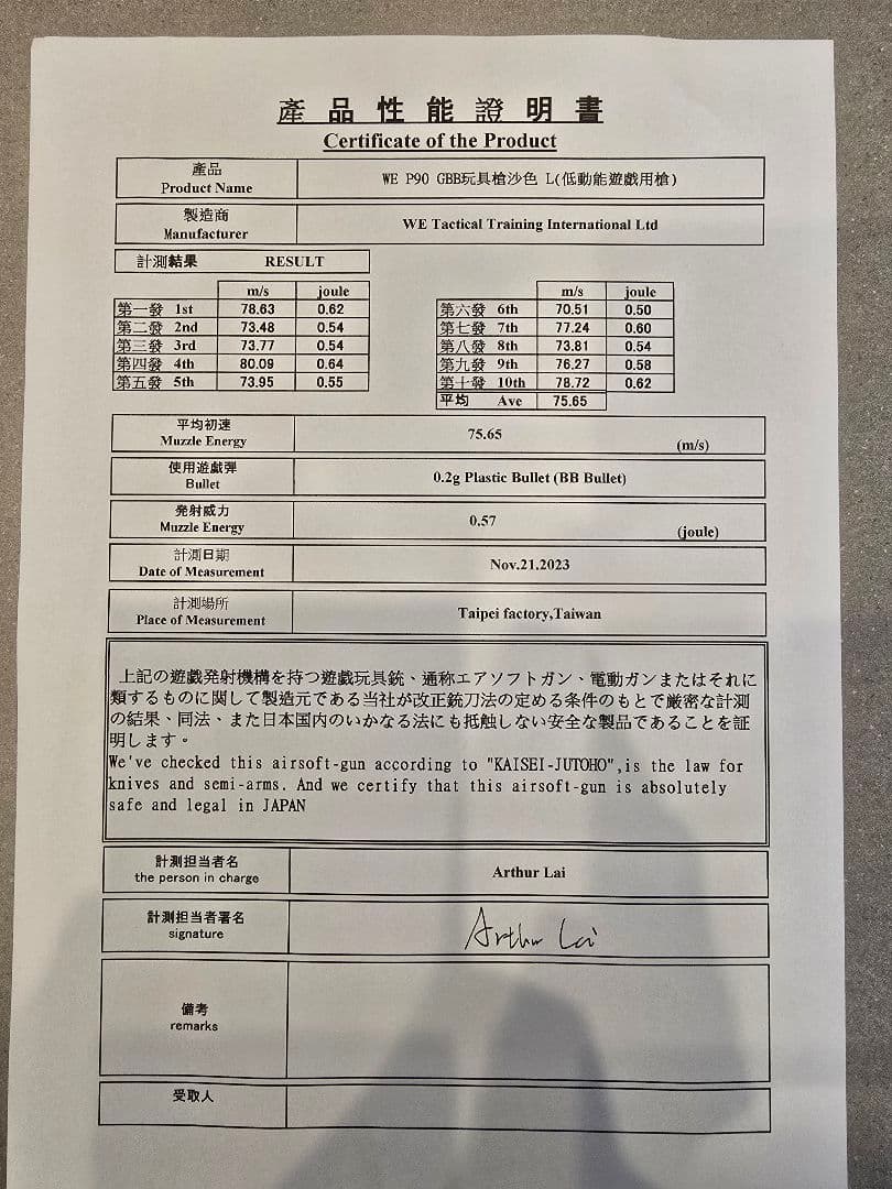 P90 GBBRカスタムガスガン
