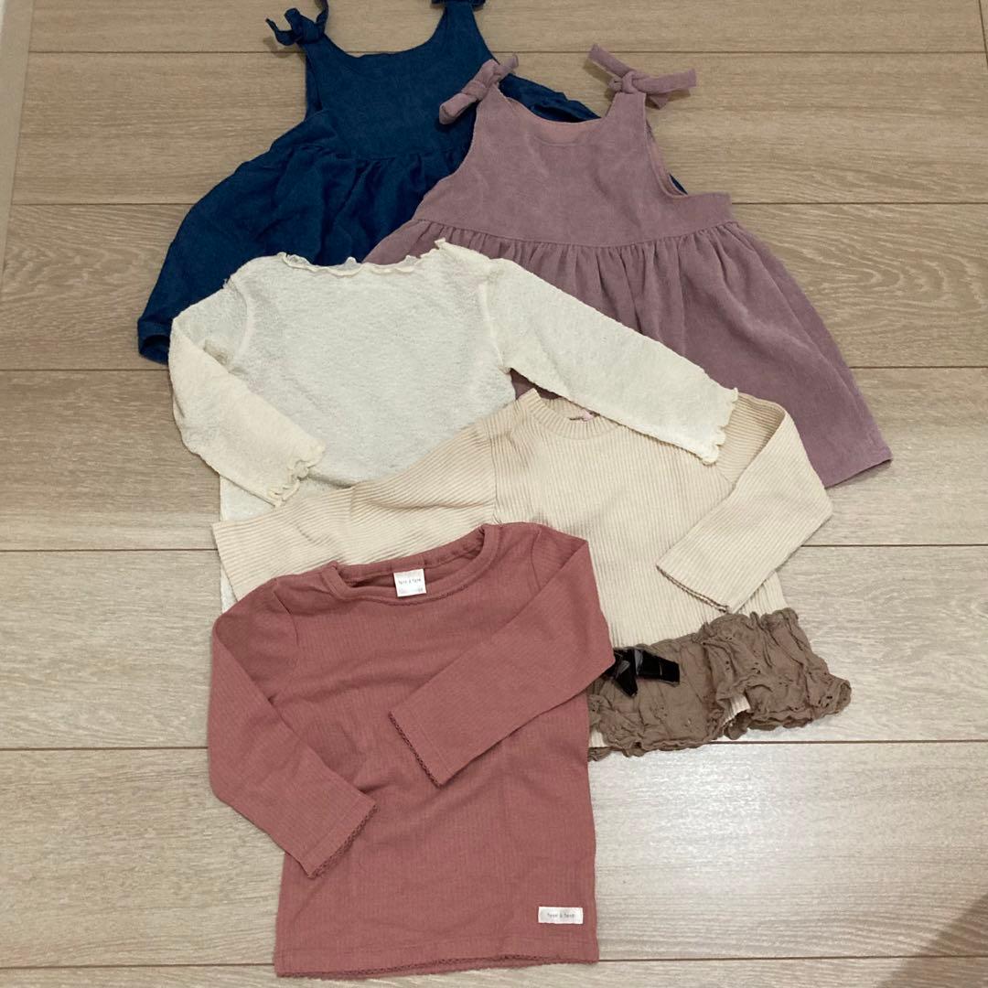 バースデイ テータテート ママラク オーガニックコットン トップス ワンピース