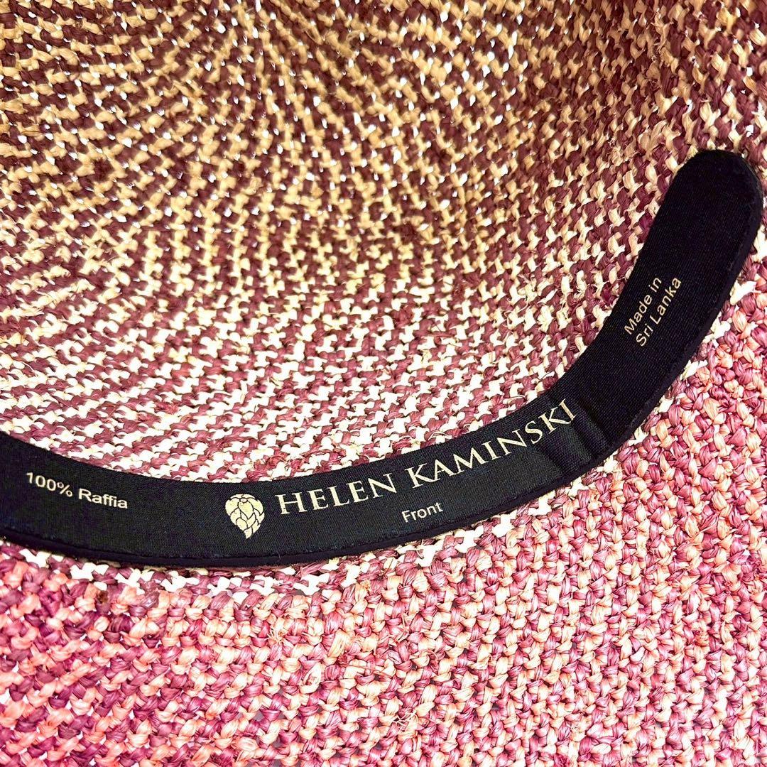 HELEN KAMINSKI ヘレンカミンスキー 麦わら帽子 ラフィア100%