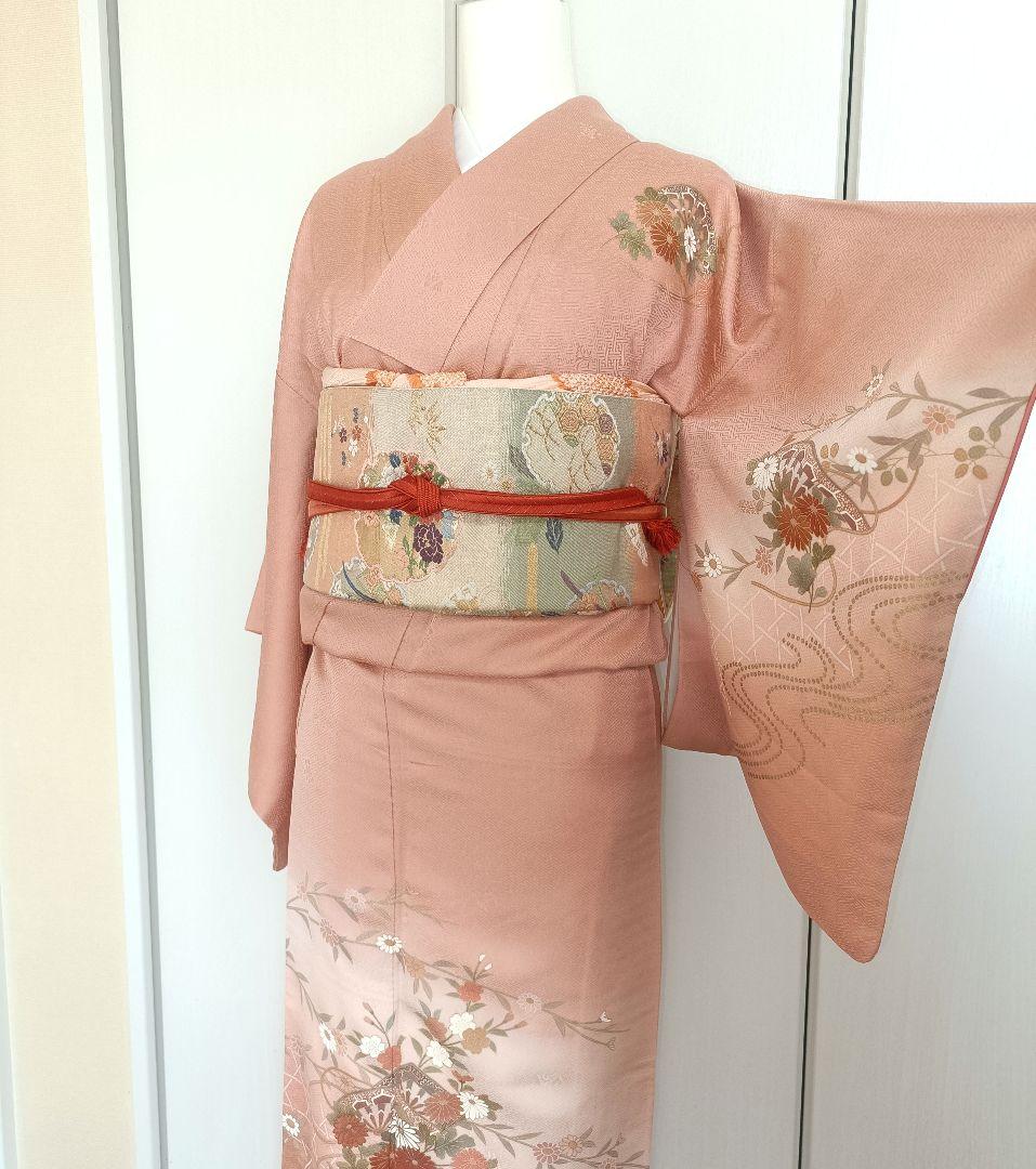 正絹訪問着　フルセット4点　入学式　卒業式　結婚式　宮参り
