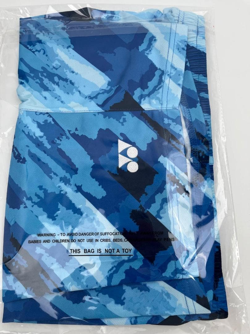 YONEX 青系 抽象パターン ショーツ