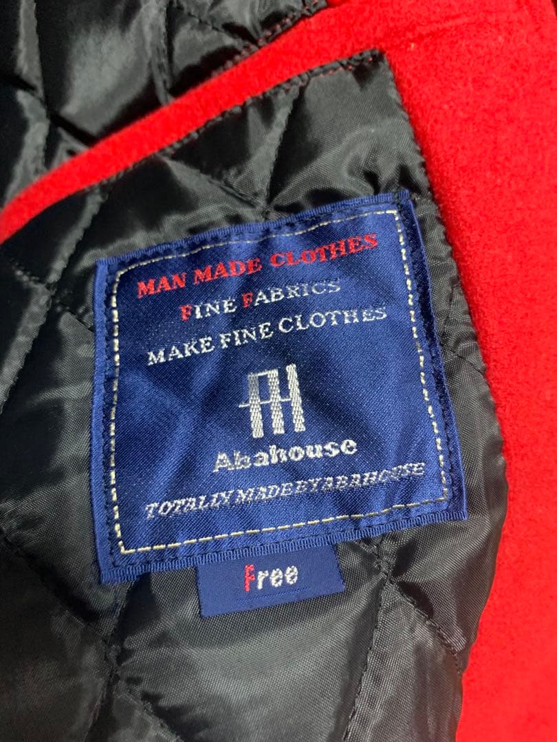 超美品　Abahouse レザースリーブ 90's スタジャン　袖丈牛革