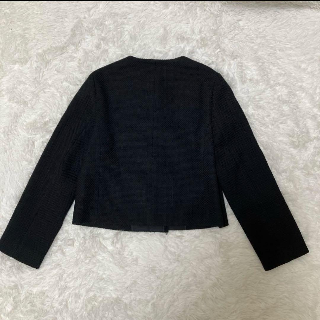 新品タグ付 24AW アナイ ウールプリペラノーカラー ジャケット ネイビー