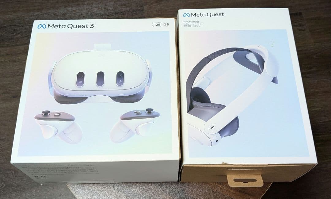 Quest3 128GB Eliteストラップ 社外グリップカバー