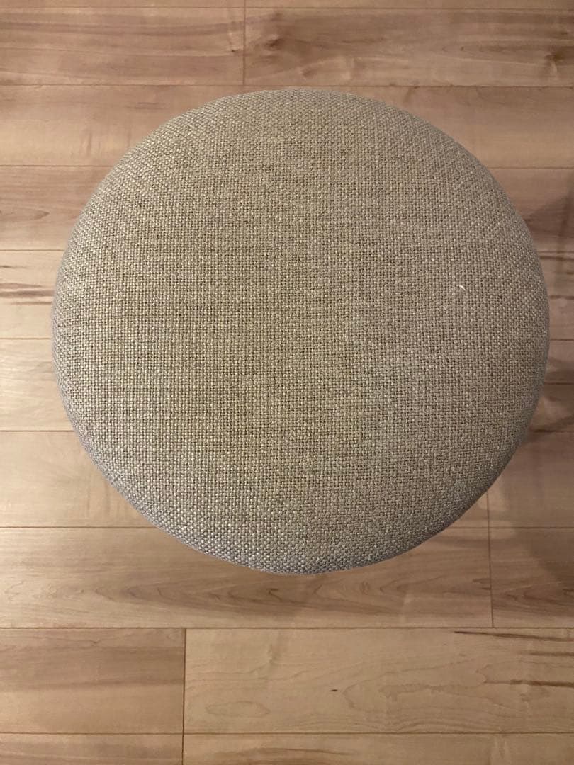 ZARA ハイスツール 回転式 グレー クッション