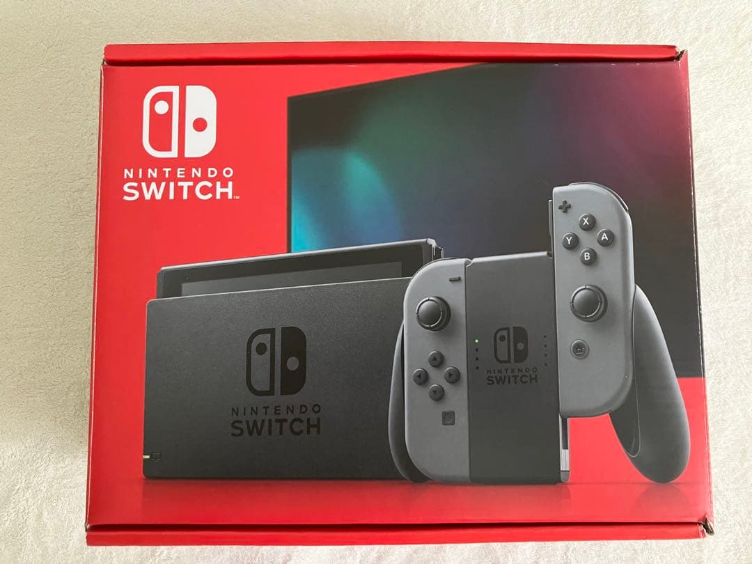 美中古品　Nintendo Switch 本体 ブラック　おまけ付き