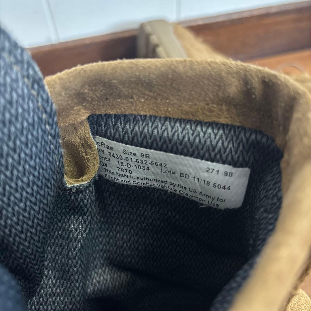 米軍　 実物　McRaefootwear GORE−TEX 27cm 送料無料
