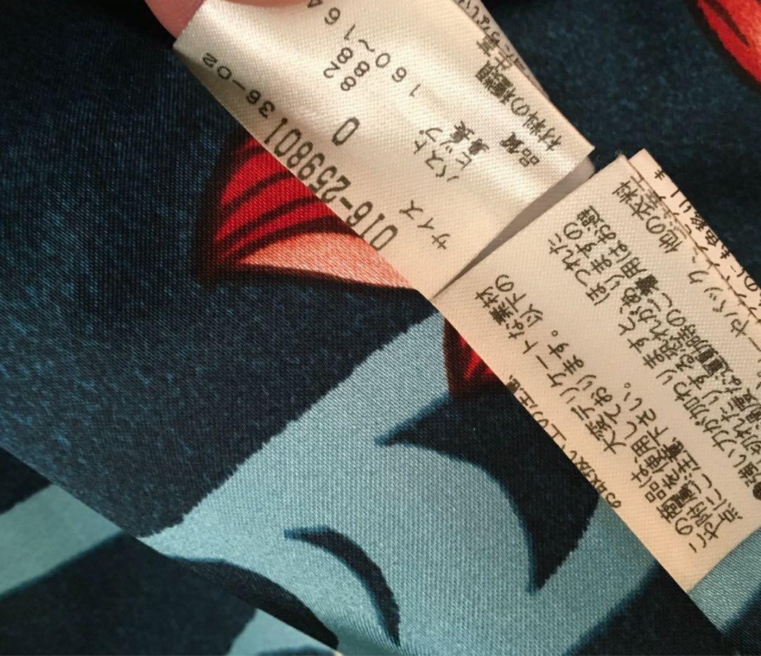 VIVIENNE TAMヴィヴィアンタム　裏地柄　牛革　レザー　ロング　コート0