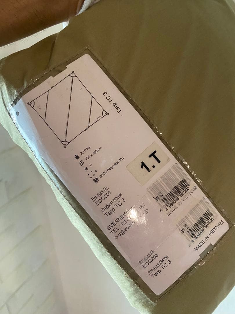 エバニュー EVERNEW Tarp TC1 タープ タトンカ